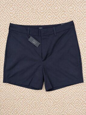 J.Crew Men's Navy Tech Stretch Shorts – Size 29 | 5" Inseam